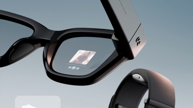Display inside Meta Ray-Ban Display glasses.