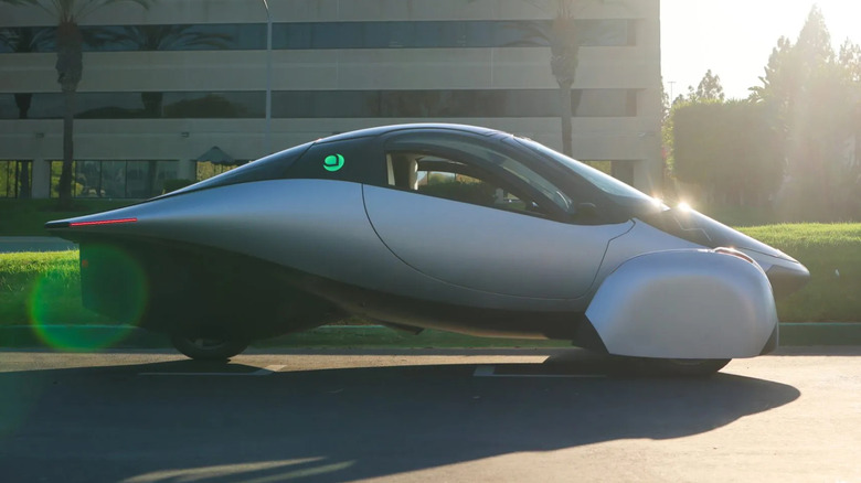 Side profile of the Aptera prototype