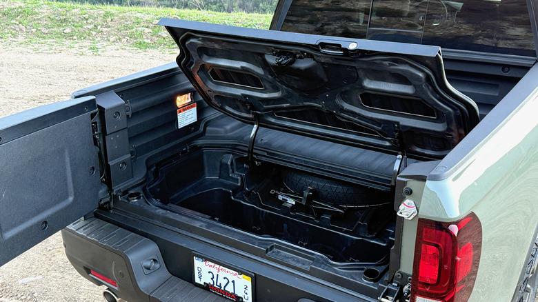 2026 Honda Ridgeline TrailSport In-Bed Storage