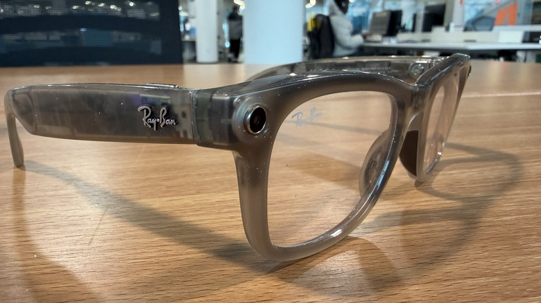 Meta Ray Bans on a table