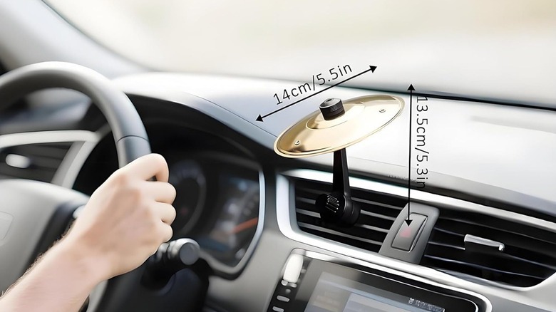 Car air vent drum cymbal