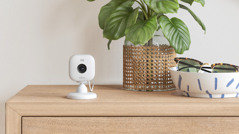 White Blink Mini 2 on table