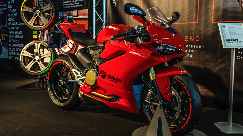 Ducati 1299 Panigale at an expo