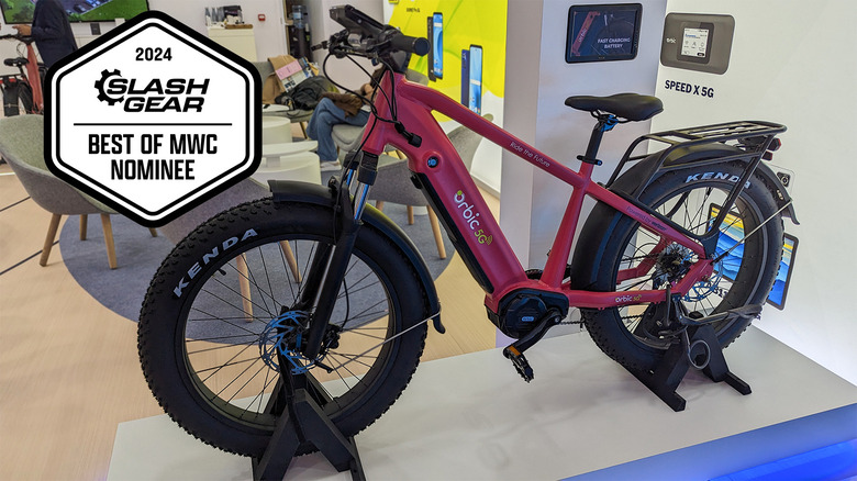 Orbic 5G eBike MWC 2024 display