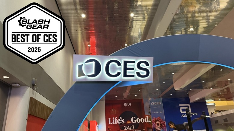 CES logo on an archway