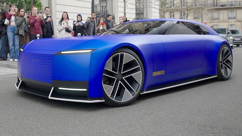 Jaguar Type 00 in streets