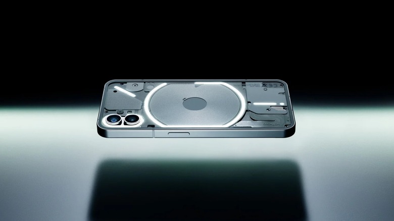 Nothing phone on display