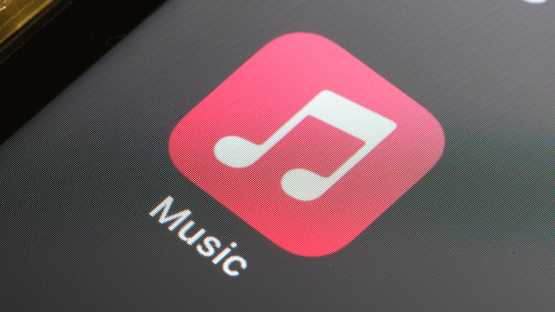 Apple Music app on an iPhone.