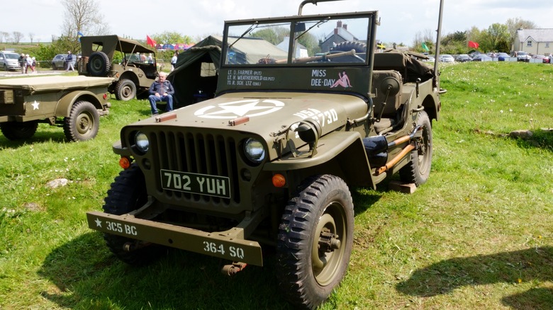 U.S. Army Ford GPW Jeep on grass