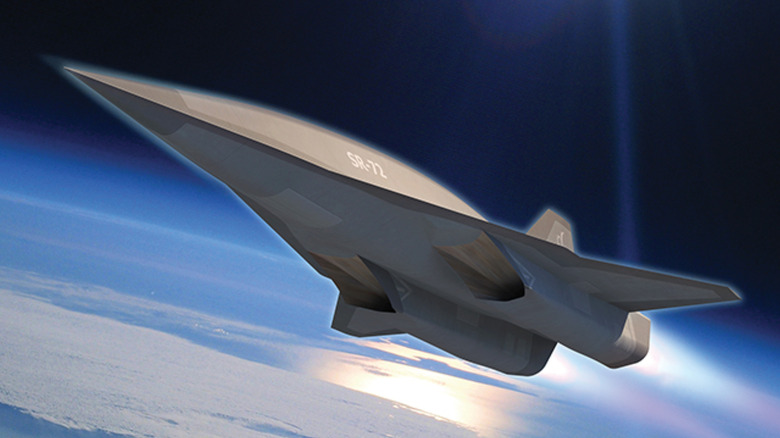 Lockheed Martin's concept design of the SR-72 stealth jet