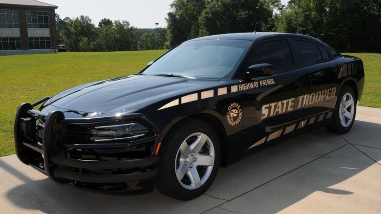 A Dodge Charger Pursuit used by Florida Highway Patrol
