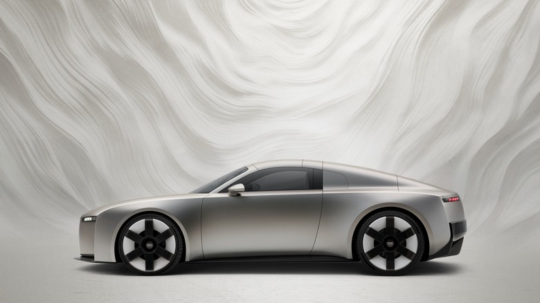 Side shot of Audi Concept C