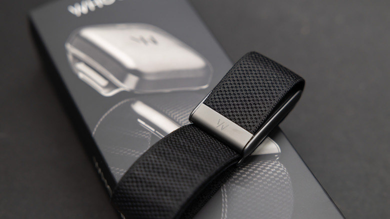 A close up shot of the Whoop 5.0