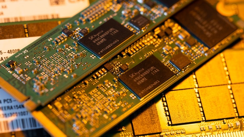 RGB lights on RAM stick in a PC