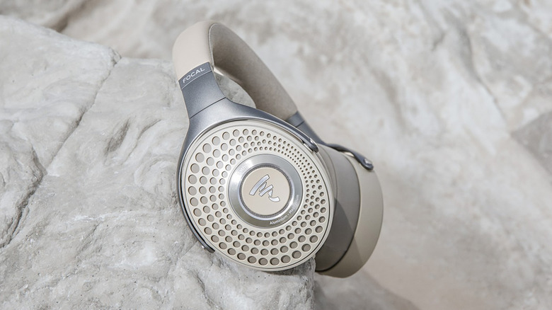 A close up shot of the Focal Bathys headphones