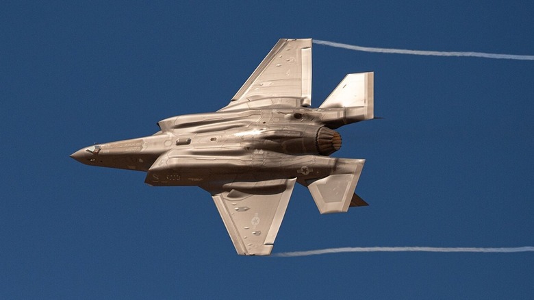 An F-35A Lightning II in flight.