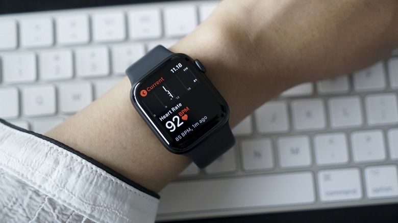 Apple Watch active on a wrist