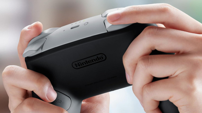 Nintendo Switch 2 Pro Controller with GR button visible