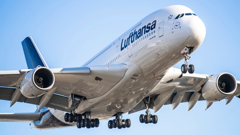 Airbus A380 taking off