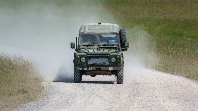 A Land Rover Wolf