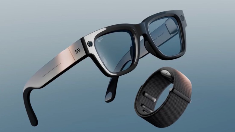 Meta Ray-Ban Display and EMG band together