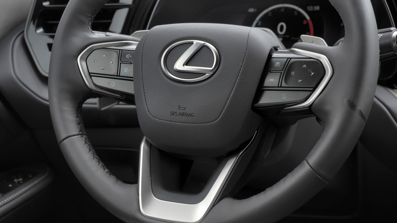 2026 Lexus TX 550h+ steering wheel