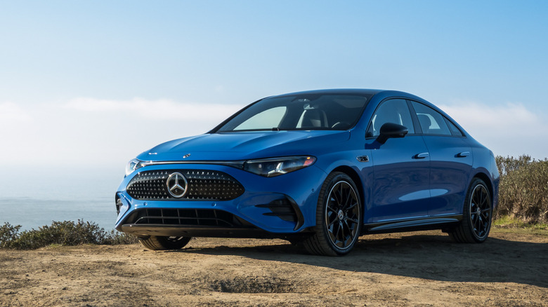 Mercedes CLA front three-quarters