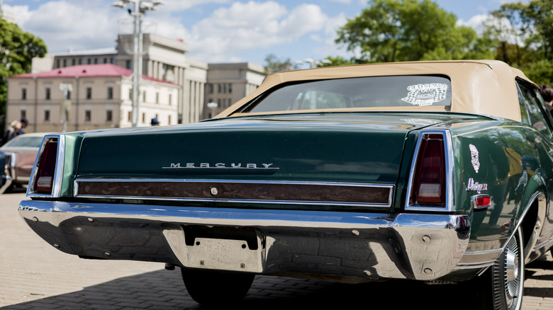 Rear of a classic Mercury car