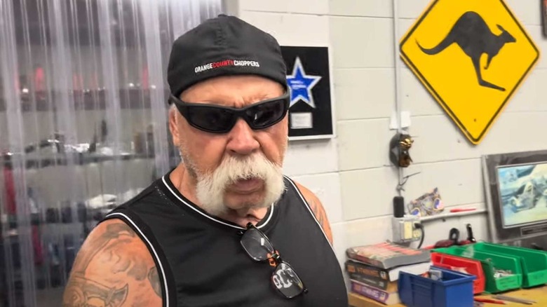 Paul Teutul wearing sunglasses