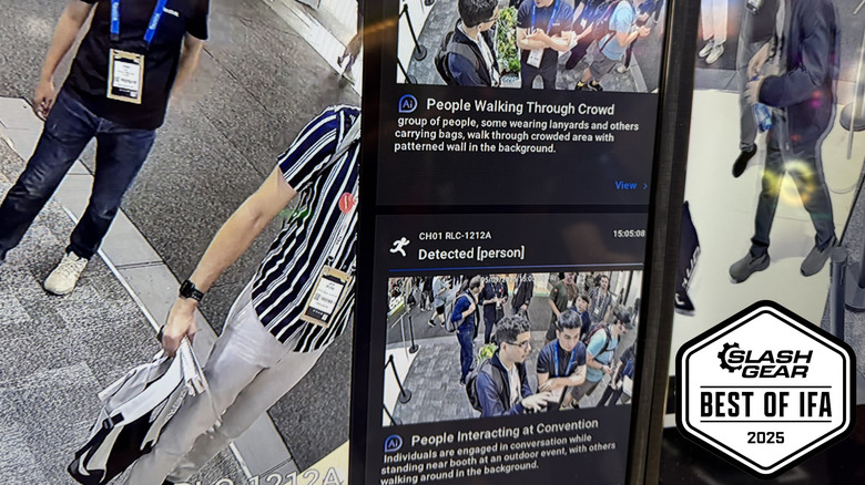 Reolink ReoNeura AI describing live camera footage