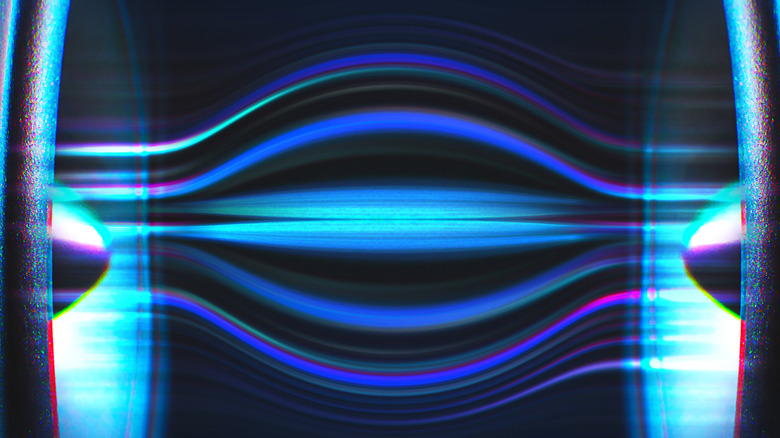 Pictures showing speakers exchanging sound waves