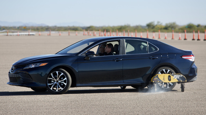 Camry on skid plates