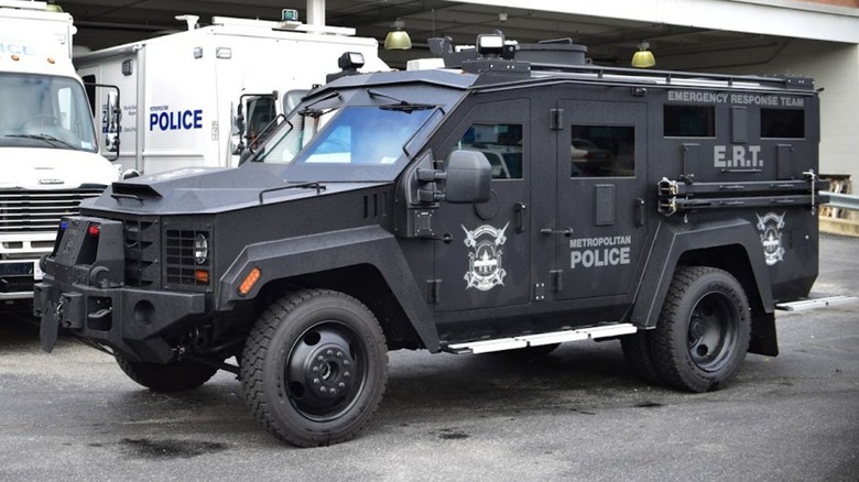 A Lenco BearCat used by the police