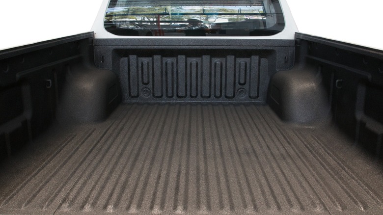 a truck with a spray-on bedliner