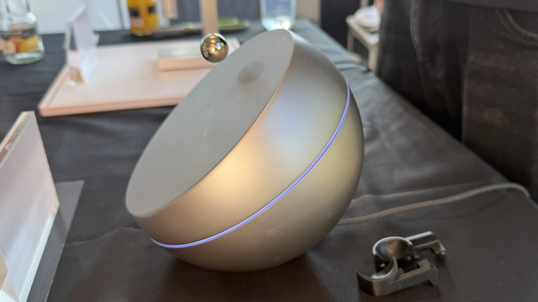 Universe Time clock with floating ball