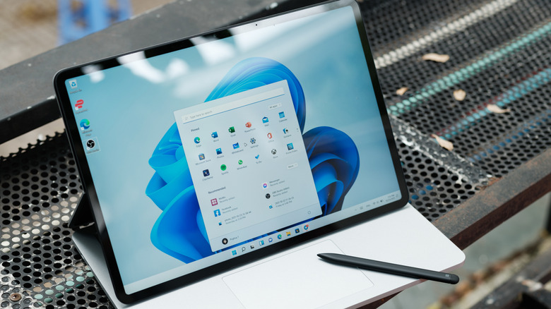 Windows 11 desktop on Microsoft Surface device