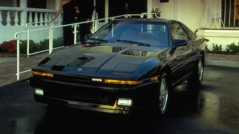 Black Toyota Celica Supra