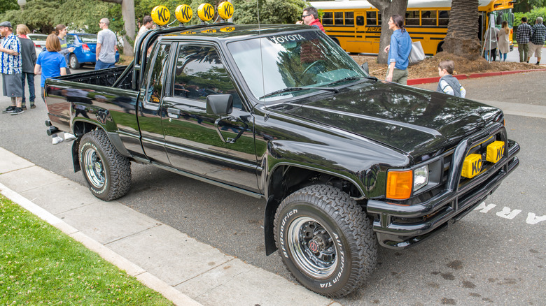 Replica of Marty McFly's Toyota Pickup from Back to the Future