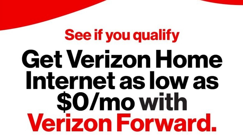 Verizon Home Internet ad for Verizon Forward