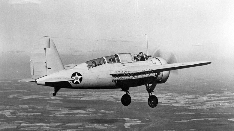SBN-1 torpedo squadron VT-8 in flight around 1941/2