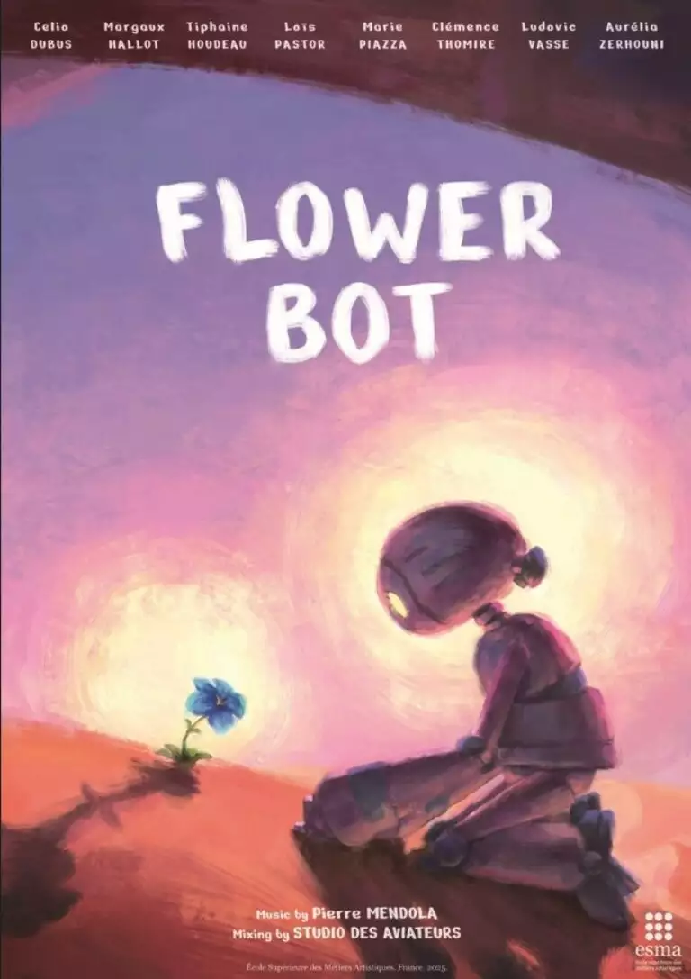 affiche flower bot